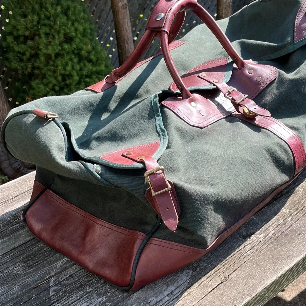 🍾🥂Host pick 🎉Vintage Orvis Battenkill Duffel Bag – 28” x 13” – EUC - Picture 5 of 13